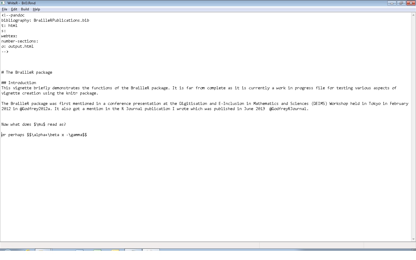 screen shot